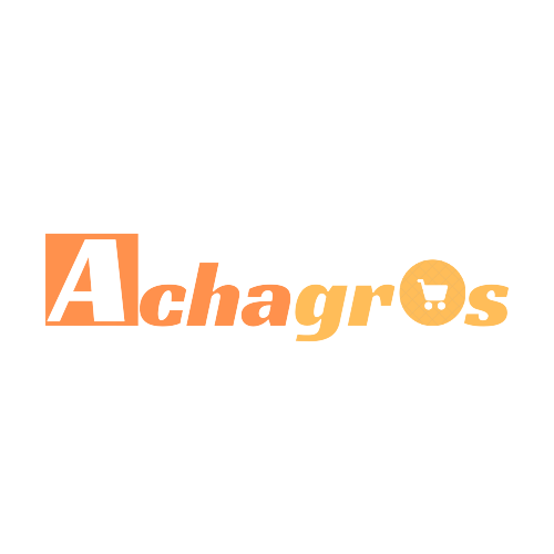 le logo principale du site achagros.com couleur  orange blanc