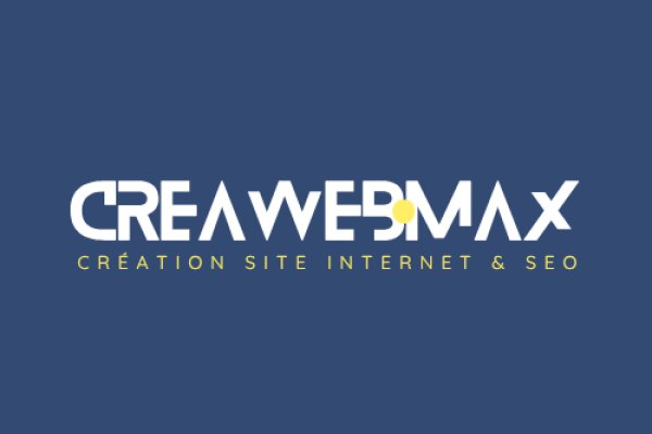 Logo CreaWebMax, agence de cr&eacute;ation de sites internet et SEO