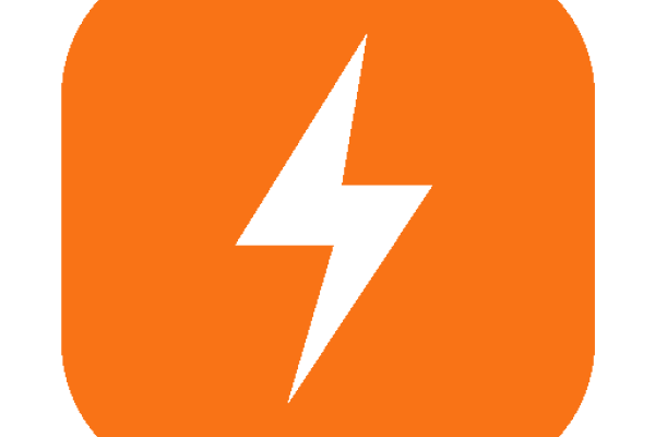 Logo orange EveryTool4U avec eclair blanc pour outils web